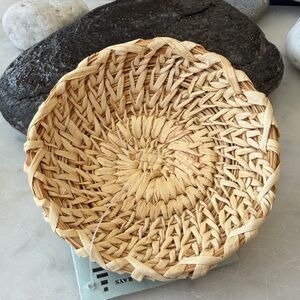 Vintage Papago Indian Tohono O’odham Handcrafted Basket